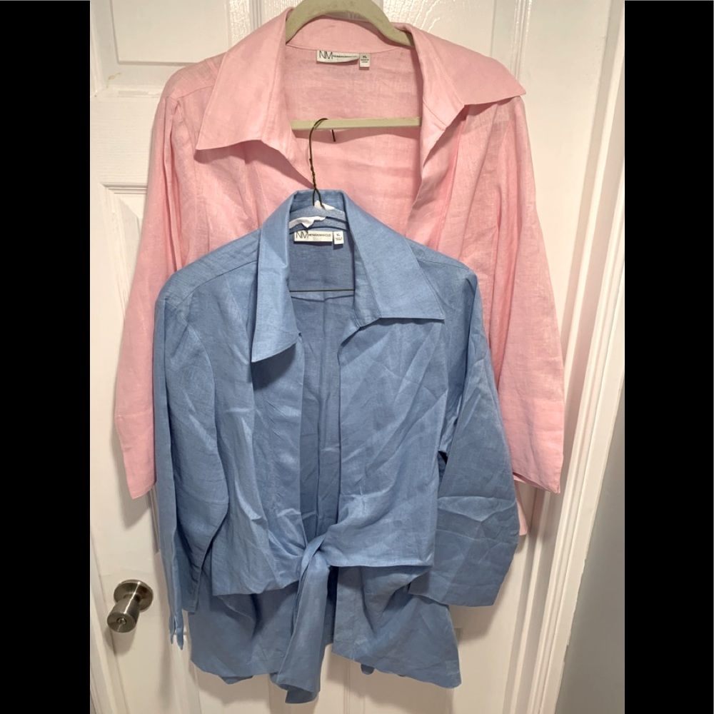 Neiman Marcus All linen tops
